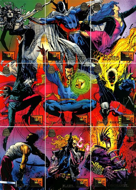 Marvel Universe Trading Cards - Series V (1994). Siege of Darkness by Bill Sienkiewicz. | Marvel ...