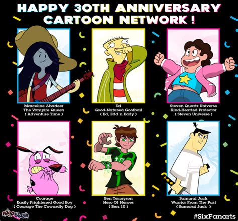 Cartoon Network 30th Anniversary Special - Six FanArts Edition by VegaSlash on Newgrounds