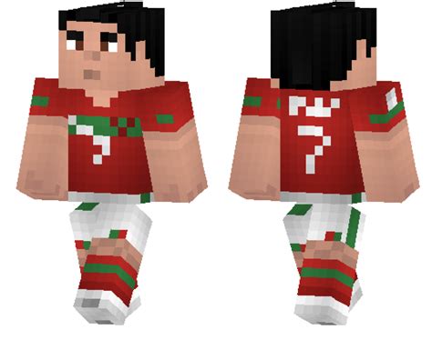 Cristiano Ronaldo Skin | Minecraft PE Bedrock Skins