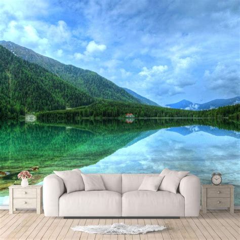 IDEA4WALL 6pcs Natural Landscape Peel and Stick Wallpaper Removable Wall Murals Large Wall ...