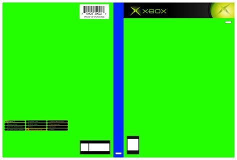 Pixel Perfect Xbox Cover Template by GrimFusion on DeviantArt
