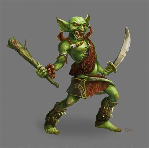 Goblin Barbarian by Nightblue-art on DeviantArt