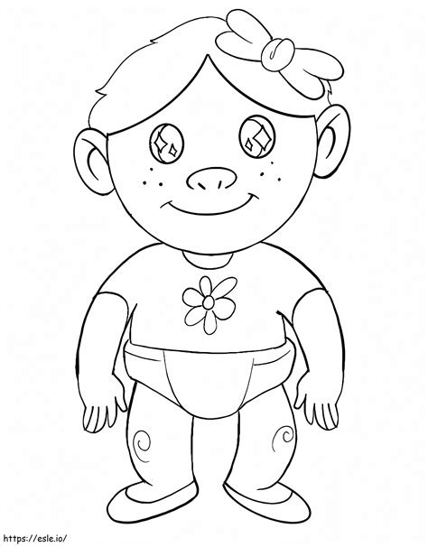 Normal Baby Girl coloring page