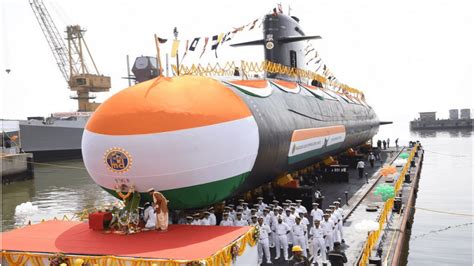 Scorpene submarine INS Vagir launched at MDL shipyard