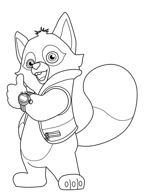 Special Agent Oso coloring pages