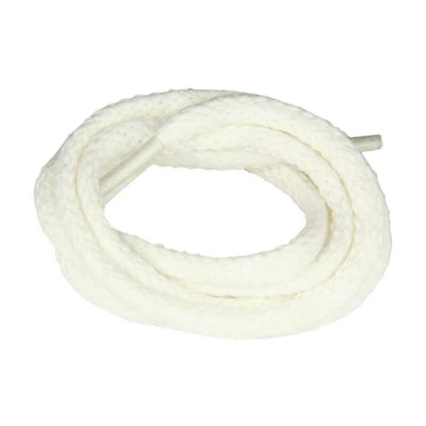 White Sport Shoe Laces in 100% Cotton