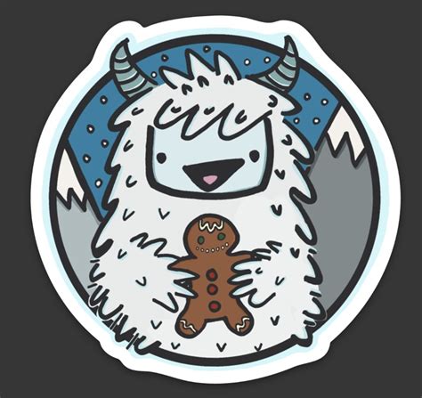 Holiday yeti - Art by Cindyloooou's Ko-fi Shop - Ko-fi ️ Where creators ...