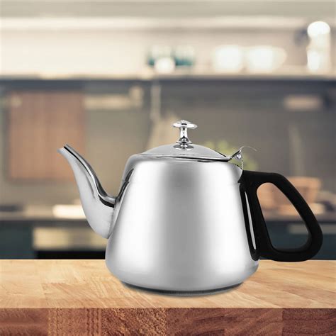 Khall Stove-top Teapot,1.5L/2L Stainless Steel Stove-top Teapot Coffee Pot Teaware Hot Water ...