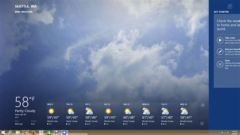 Taskbar in Weather app - SemiAccurate