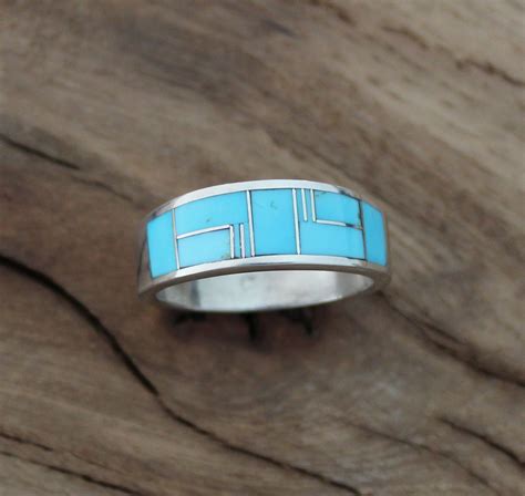 Men's Turquoise Inlay Ring