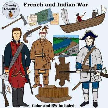 French And Indian War Drawing For Kids