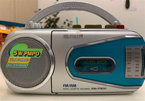 Aiwa portable radio cassette recorder RM-P300, Audio, Portable Music Players on Carousell