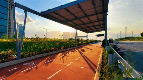 The first solar-powered cycling track in India, Hyderabad, was officially opened, on October 1st ...