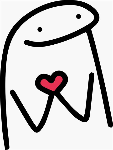 "Flork in love meme" Sticker for Sale by LatinoPower | Redbubble