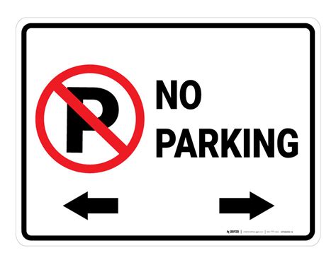 No Parking - Floor Marking Sign | Creative Safety Supply