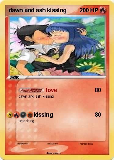 Pokémon dawn and ash kissing 1 1 - love - My Pokemon Card