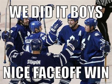 HA. I love my Leafies, but this is funny. | Funny hockey memes, Hockey memes, Boys hockey