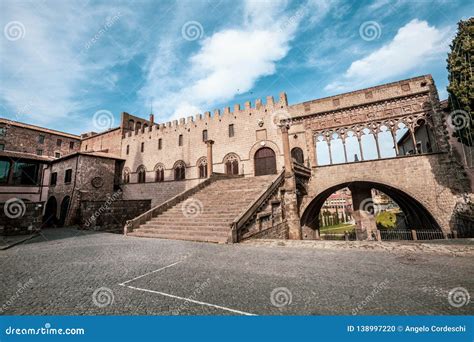 Viterbo Cathedral. Italian: Duomo Di Viterbo Stock Photo - Image of ...