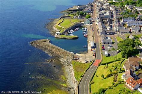 Carnlough Harbour in Cornlough, Northern Ireland, United Kingdom