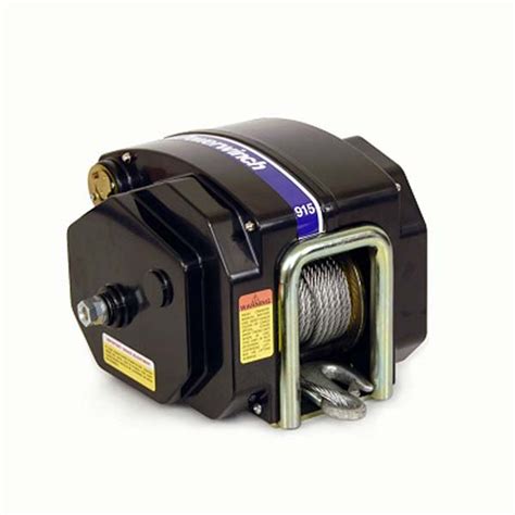 Powerwinch 12V Marine Boat Trailer Winch 915, 9500 lb