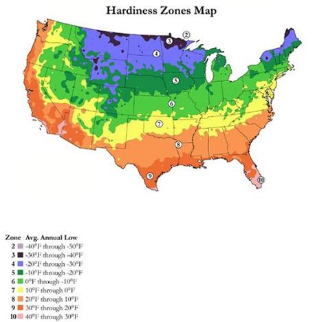 Hardiness Zones Are Explained An D Displayed. Several Charts For ...