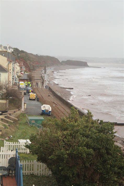 Dawlish Beach Cams 24/7 Live on Twitter: "Before and After. The 1st photo was taken in the back ...