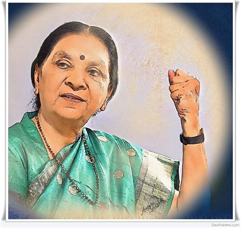 Chief Minister of Gujarat State – Anandiben Patel | DesiPainters.com