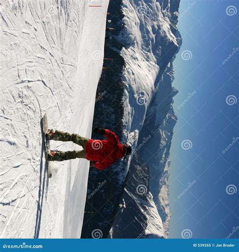 Skiing in the Swiss Alps stock image. Image of alps, season - 539265