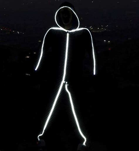 Glowy Zoey Adult LED Stickman Costume – NoveltyStreet