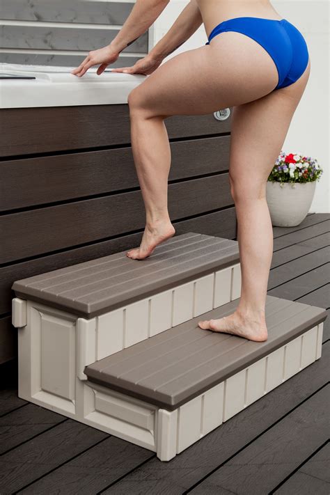 HOT TUB STEPS (WITH STORAGE) - The Hot Tub Club™