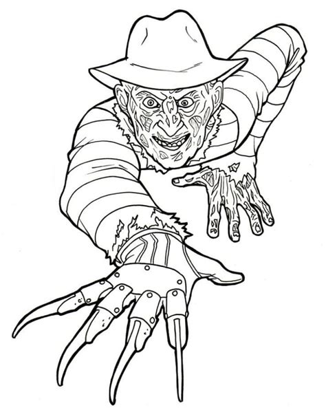 Freddy Krueger Coloring Pages