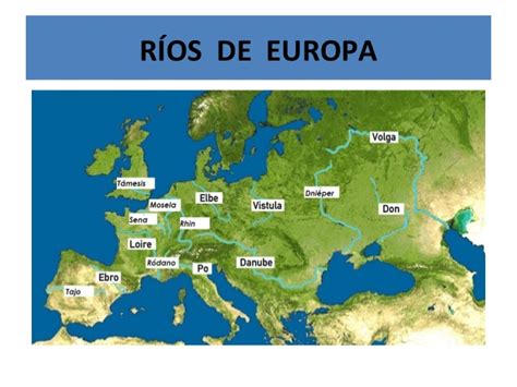 Geografía - Sociología: La red hidrográfica de Europa