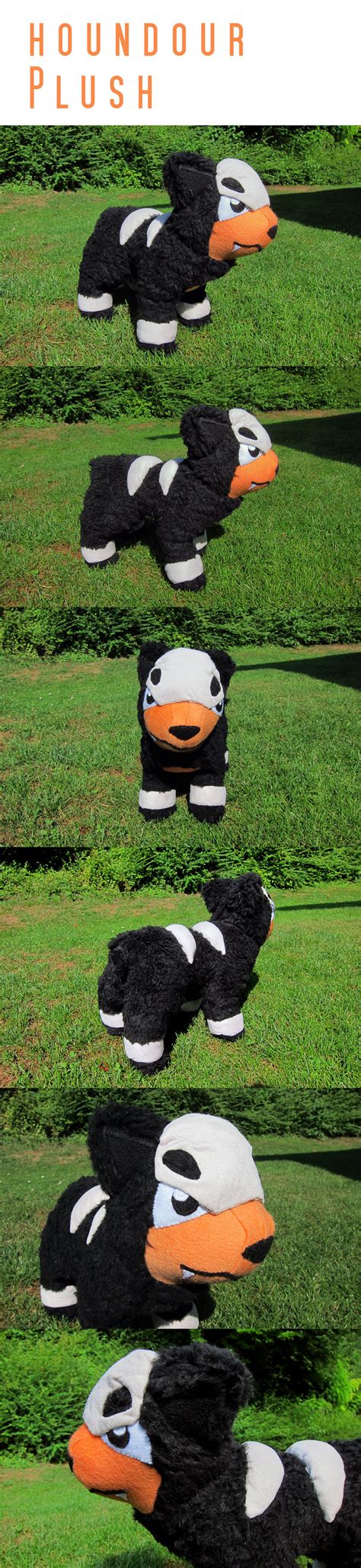 Houndour Plush ~FOR SALE~ by Luminous-Luchador on DeviantArt