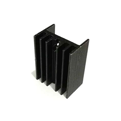 Aluminium Heatsink TO-220 Black - Einstronic Enterprise