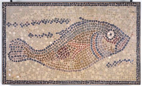 Roman Mosaic: Fish Facing Right