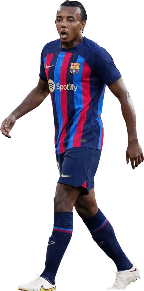 Jules Koundé Barcelona football render - FootyRenders