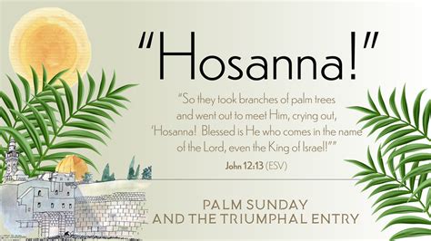 "Hosanna!"