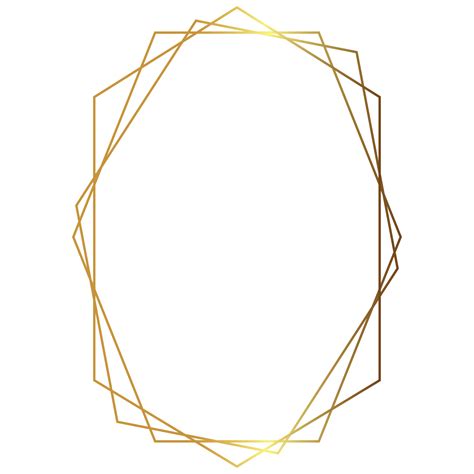 Golden Geometric Frame Clipart Foil Png, Transparent Png Kindpng | atelier-yuwa.ciao.jp