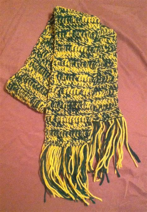 Go Ducks! My mom made this one when the Oregon Ducks went to the Rose Bowl a few years back ...