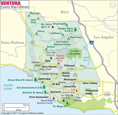 Ventura County Map. Like us on Facebook! www.betancourtrealtygroup.com ...