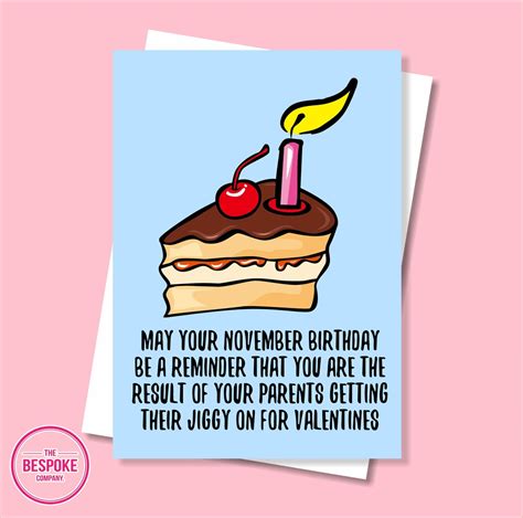 Birthday Card // November Birthday // Funny Card // - Etsy UK