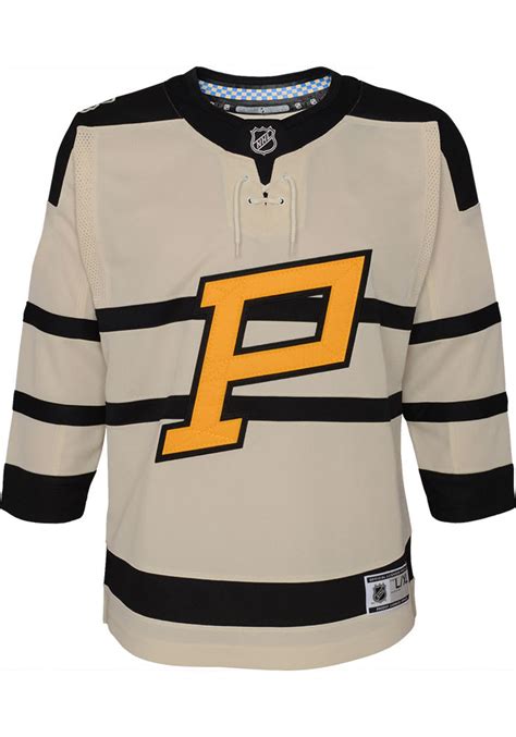 Pittsburgh Penguins Youth TAN 2023 Winter Classic Hockey Jersey