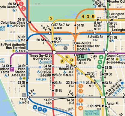Subway Map F Train Nyc - Gloria Fernandina