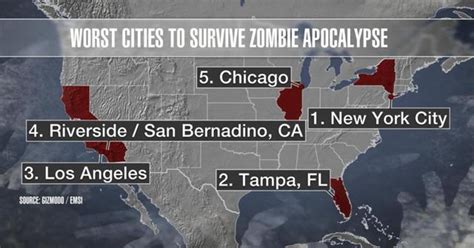 What cities will survive the zombie apocalypse? - CBS News