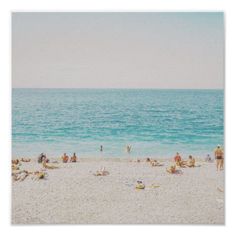 Retro Beach Photo Poster | Zazzle | Photo posters, Vintage beach photos, Beach wall collage