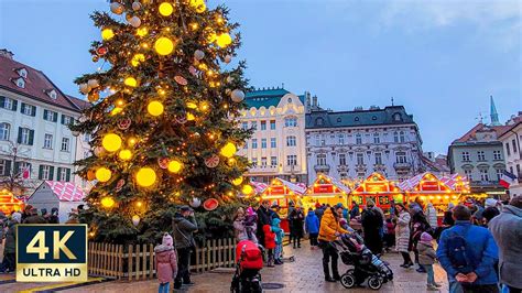 Bratislava Christmas Market 🇸🇰 4K Walking Tour 2023 - YouTube