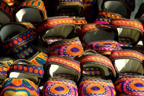 Handicrafts for Sale in Kutchh Rann Utsav, Gujarat, India Stock Photo ...