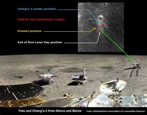 NASA Lunar Orbiter snaps Spectacular Images of Yutu Moon Rover driving ...