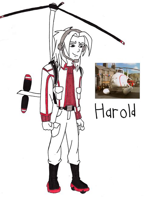 Harold the helicopter humanized by SUP-FAN on DeviantArt