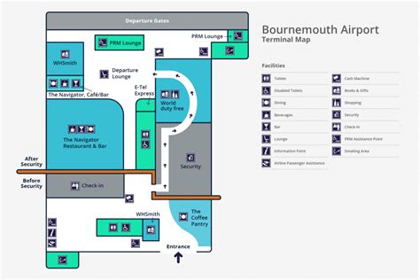 Terminal Map – Bournemouth Airport